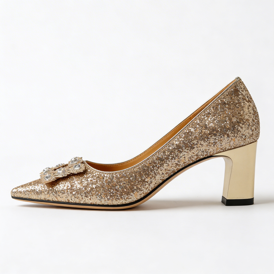 Madeleine™ | Orthopedic Brocade Heels