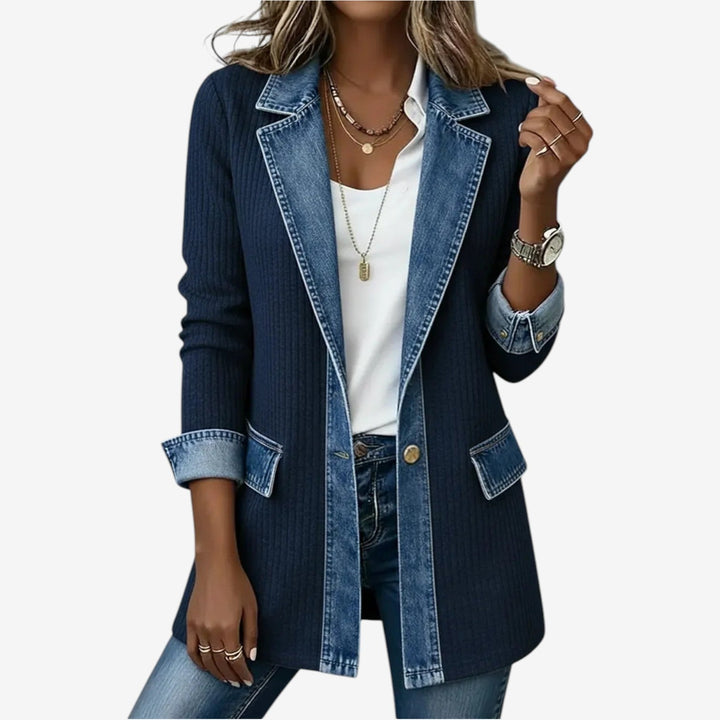 Edna | Indigo Summer Knit Jacket