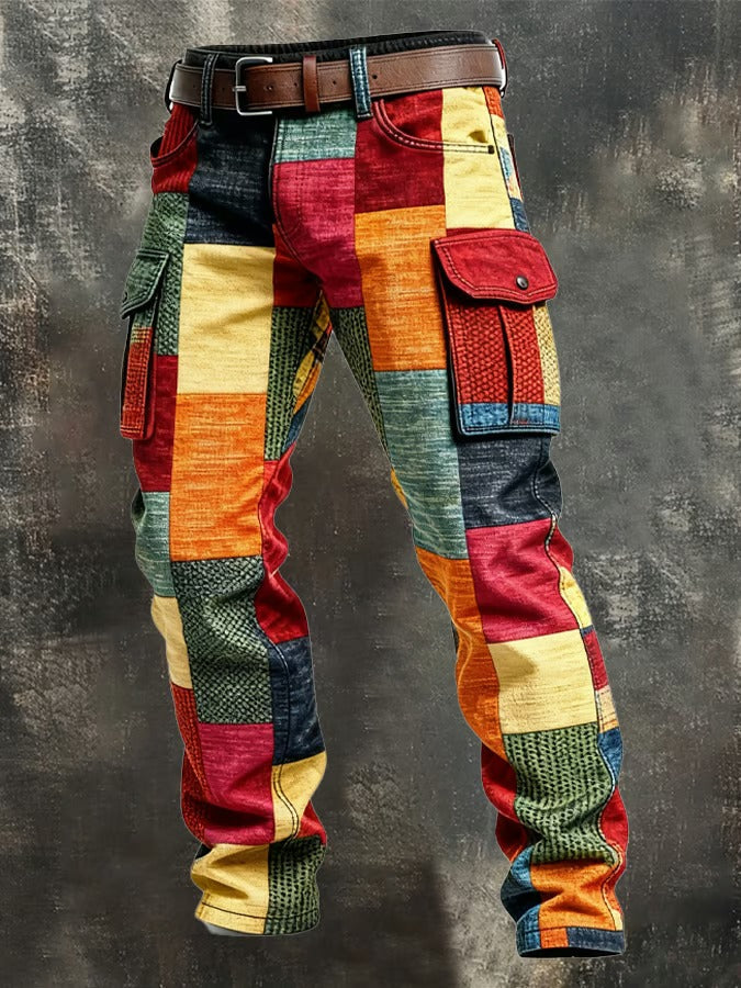 Nathan | Men’s Patchwork Cargo Pants