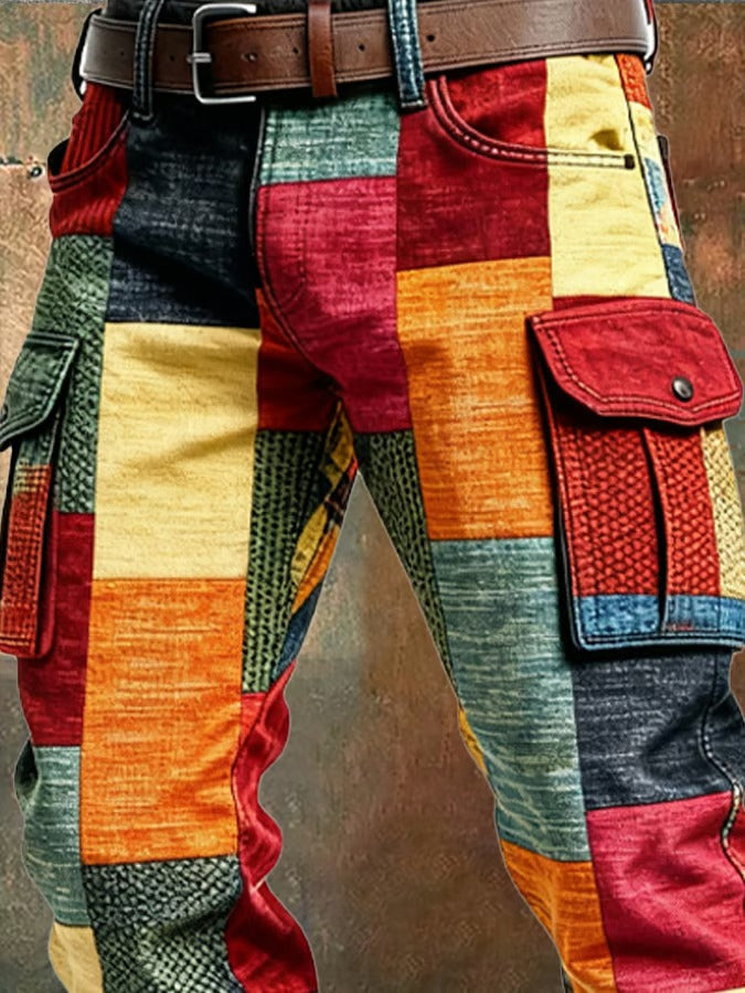 Ethan™ | Men's Patchwork Cargo Pants
