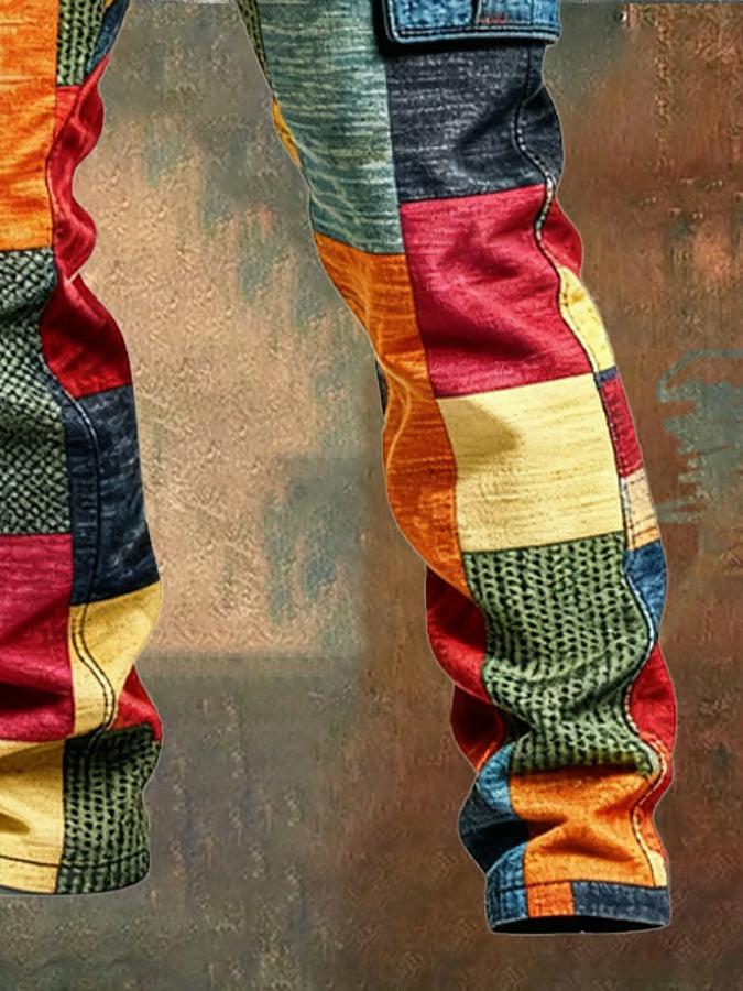 Ethan™ | Men's Patchwork Cargo Pants