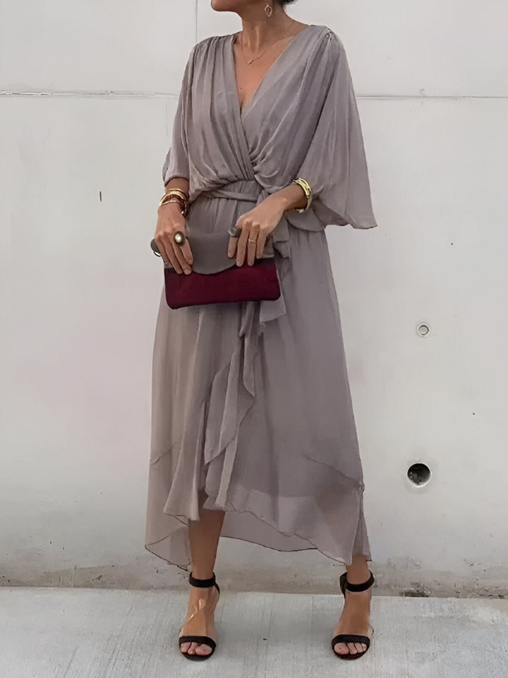 Monica | Women's Flowy V-Neck Dress for Every Occasion