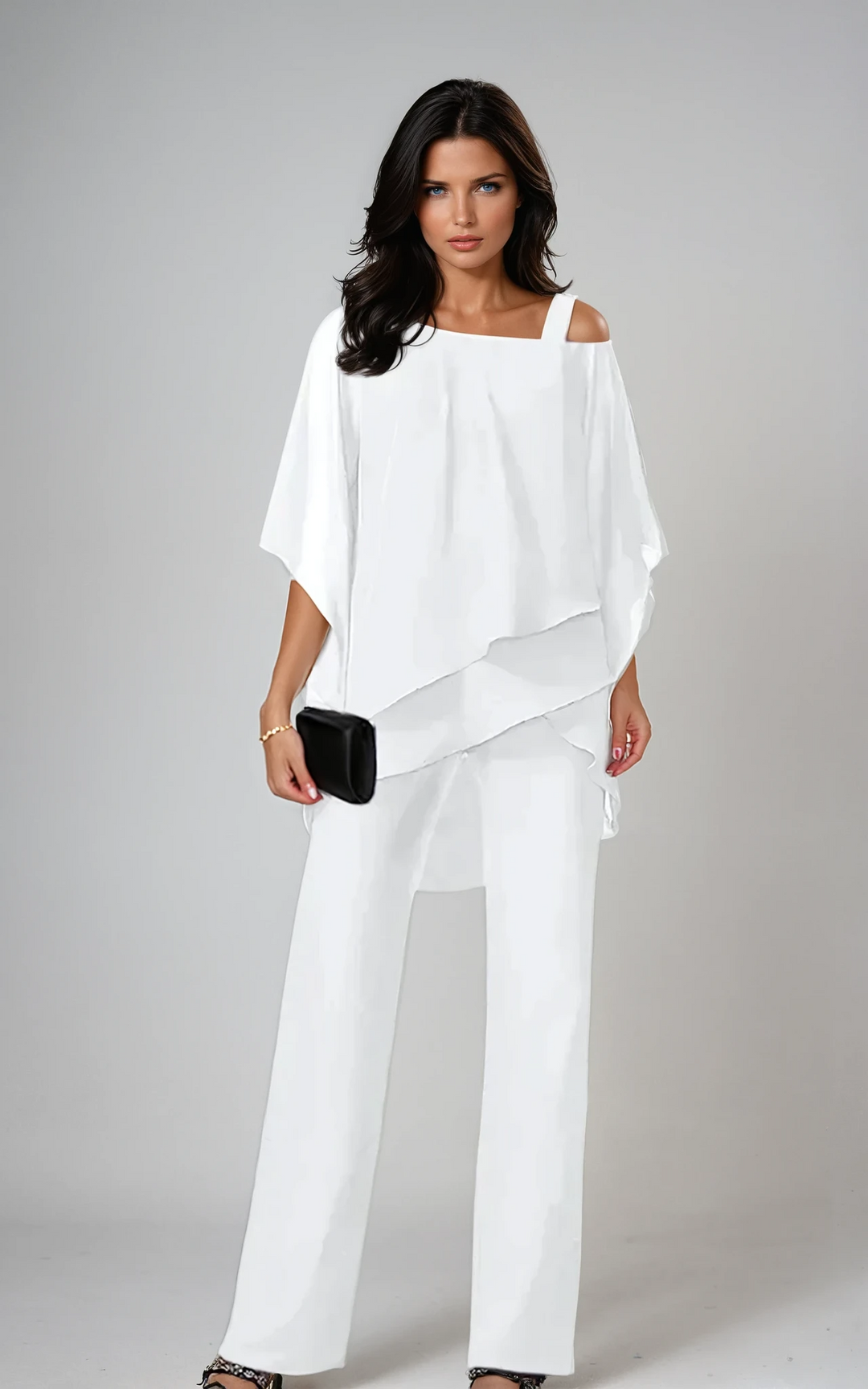 Mariella™ | Women's Layered Two-Piece Wide-Leg Set