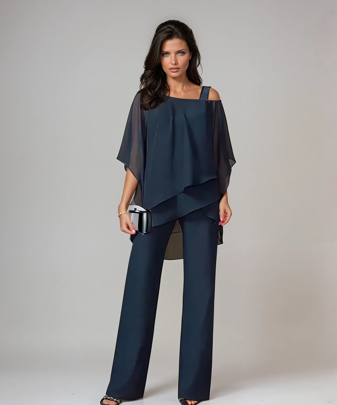 Mariella™ | Women's Layered Two-Piece Wide-Leg Set