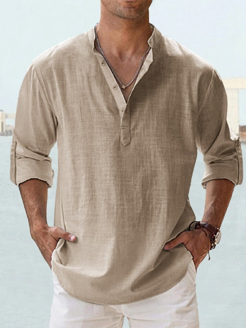 Scott | Breathable Linen Blouse