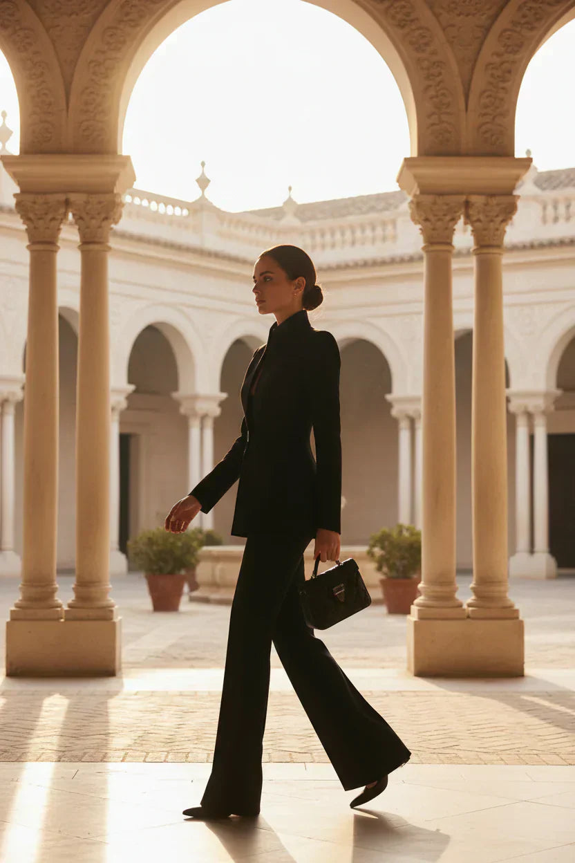 Addison | Blazer and Palazzo Pants Set