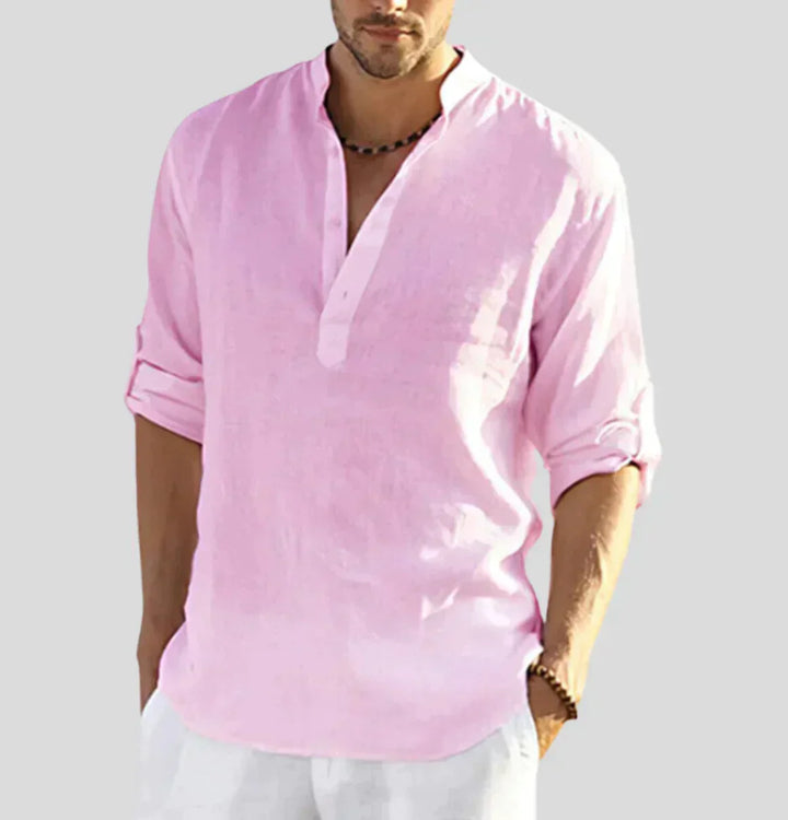 Dalton | Men's Luxe Summer Shirt — Relaxed Refined Fit