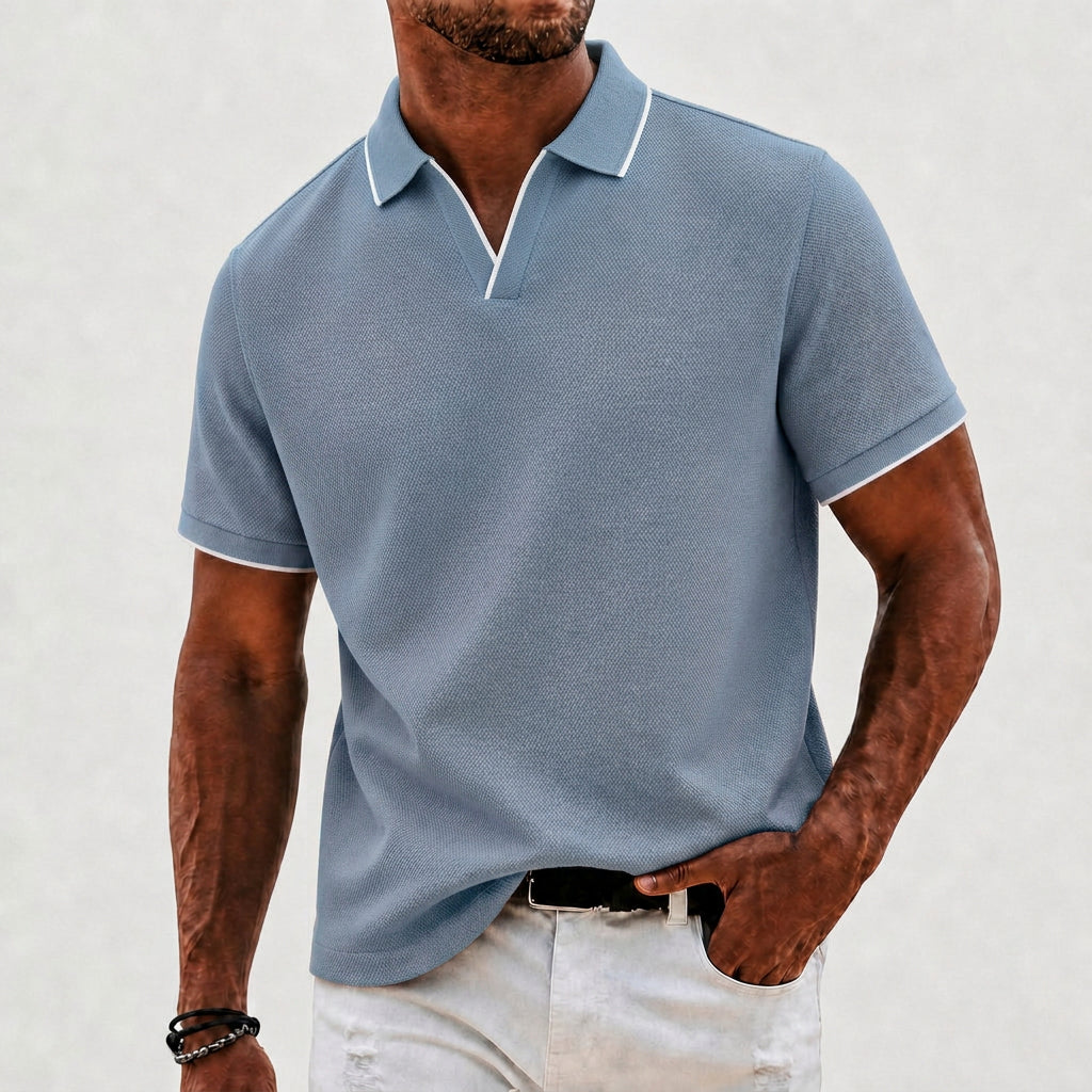 Nolan | Collar Knit Polo