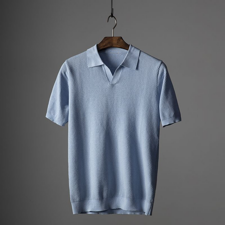Blake™ | Textured Short Sleeve Classic Polo