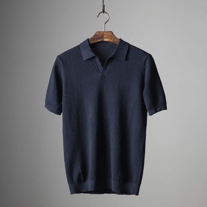 Blake™ | Textured Short Sleeve Classic Polo