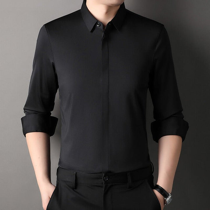 Dexter | Wrinkle - Free Stretch Dress Shirt for Men