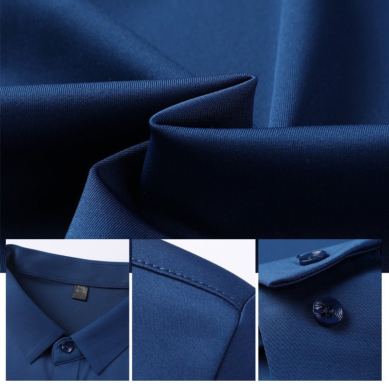 Dexter | Wrinkle - Free Stretch Dress Shirt for Men