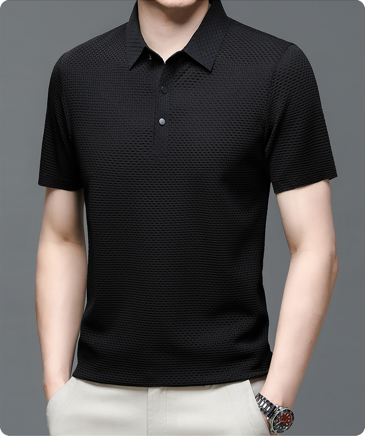 Marcus | Stylish Button-Up Polo Shirt