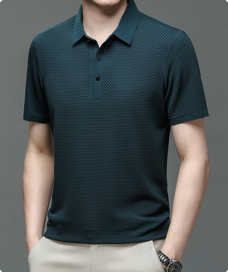 Marcus | Stylish Button-Up Polo Shirt