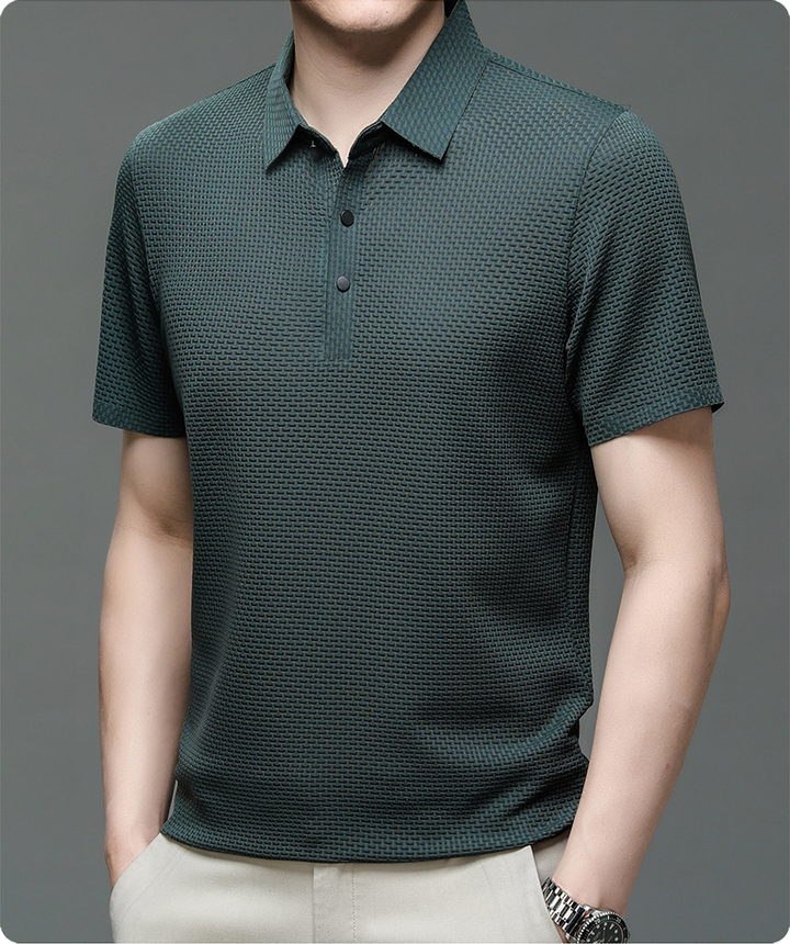 Marcus | Stylish Button-Up Polo Shirt