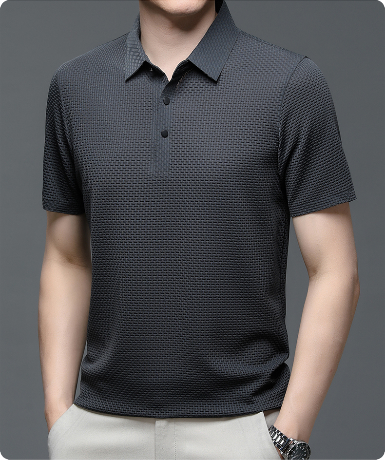 Marcus | Stylish Button-Up Polo Shirt