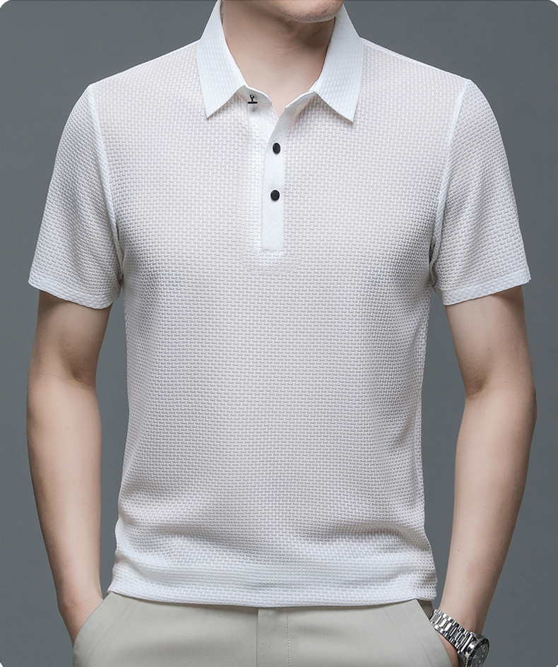 Marcus | Stylish Button-Up Polo Shirt