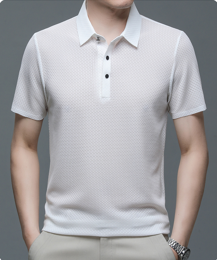 Marcus | Stylish Button-Up Polo Shirt