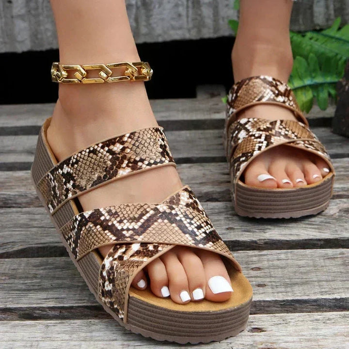 Evelyn | Orthopedic Leather Sandals
