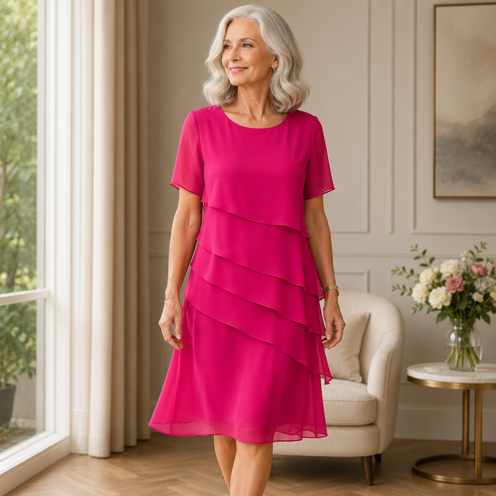 Avani | Elegant Comfort Ruffle Dress