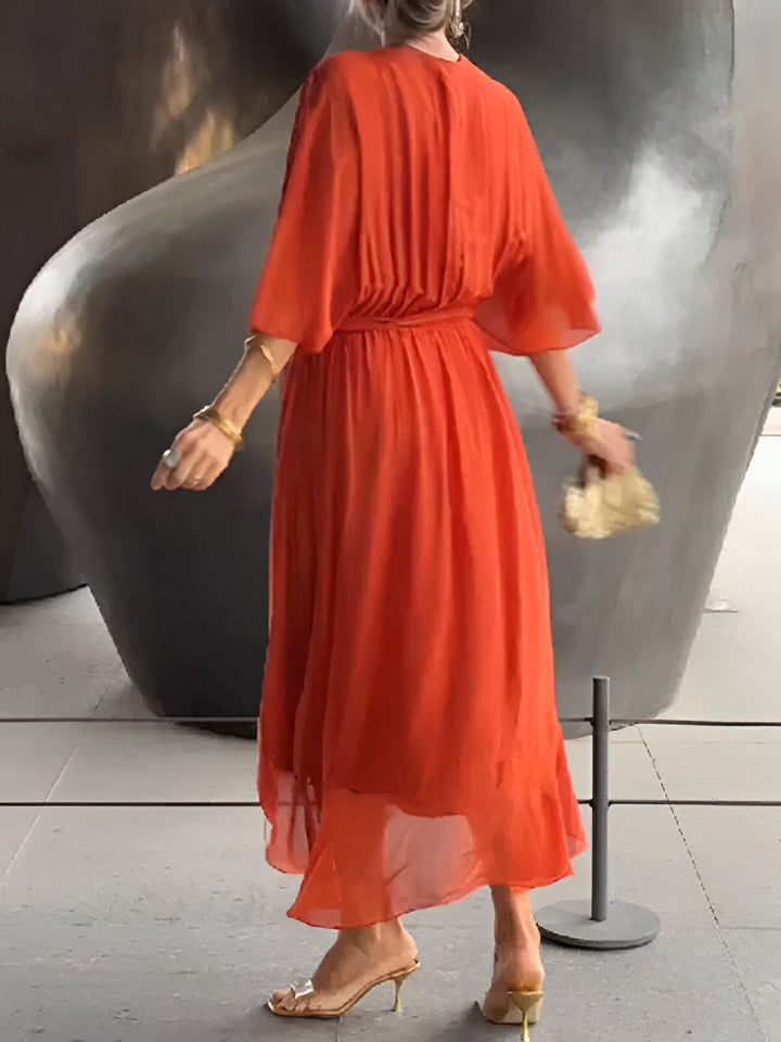 Monica | Women's Flowy V-Neck Dress for Every Occasion