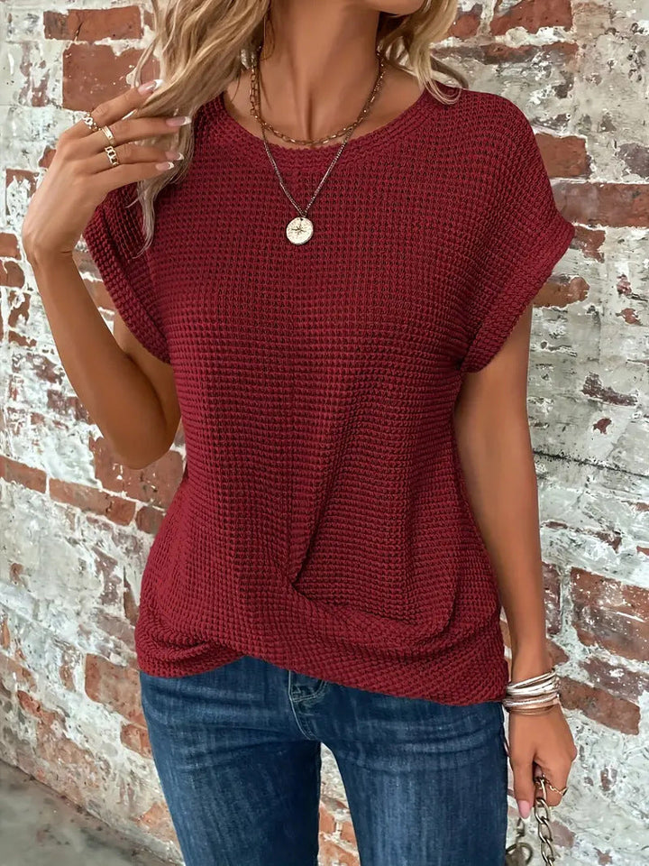 Sophie - Women's Sweetheart Neck Casual T-Shirt — Everyday Chic