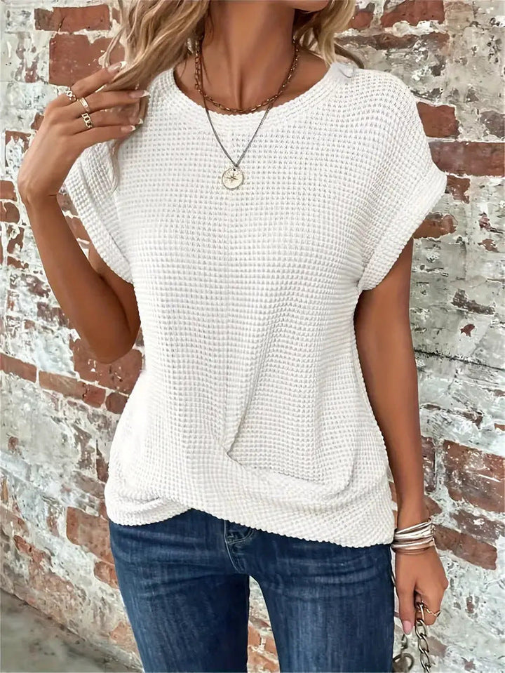 Sophie - Women's Sweetheart Neck Casual T-Shirt — Everyday Chic