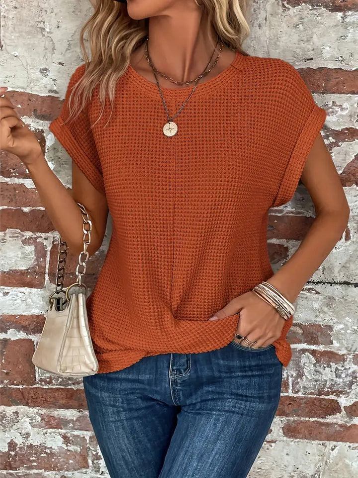 Sophie - Women's Sweetheart Neck Casual T-Shirt — Everyday Chic