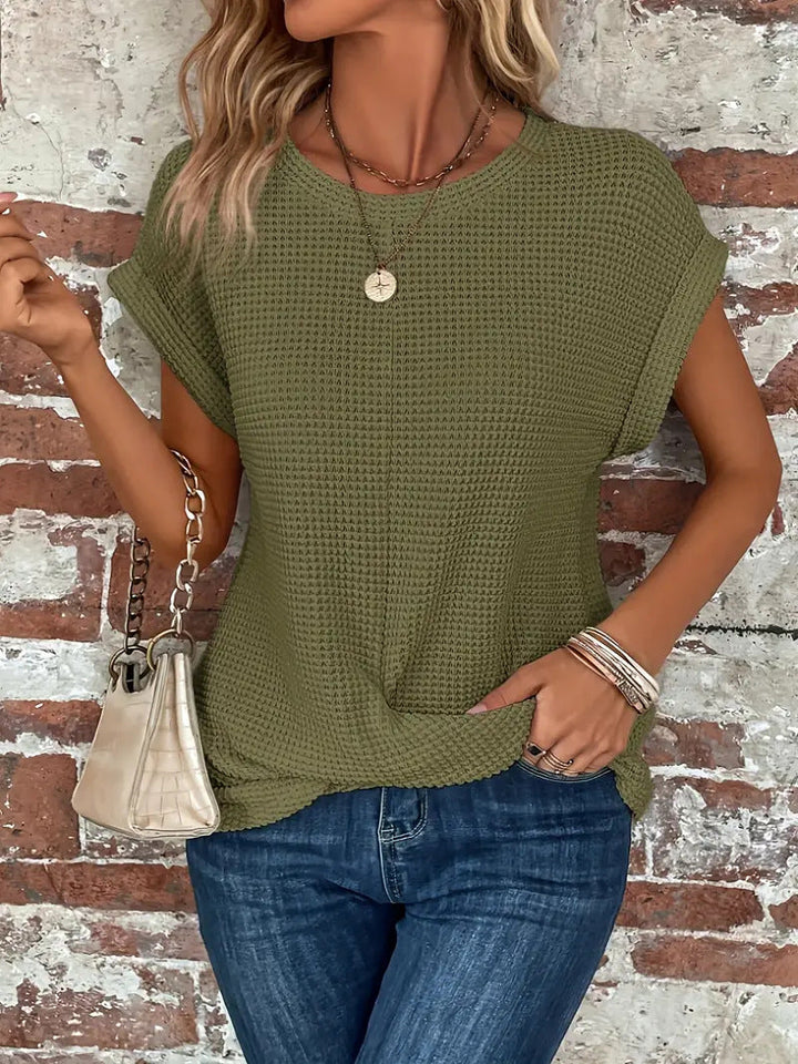 Sophie - Women's Sweetheart Neck Casual T-Shirt — Everyday Chic