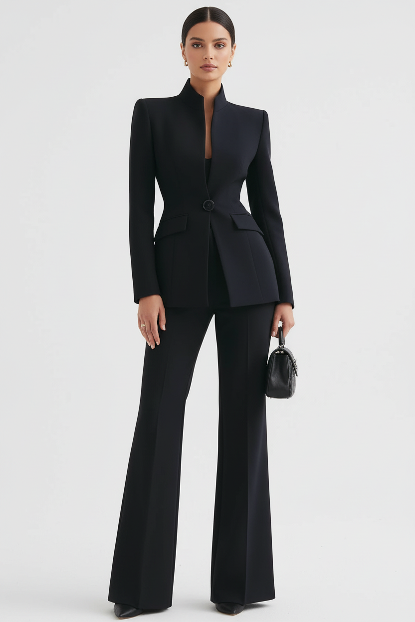 Addison | Blazer and Palazzo Pants Set