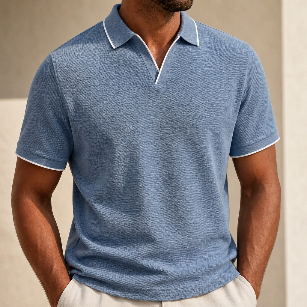 Nolan | Collar Knit Polo