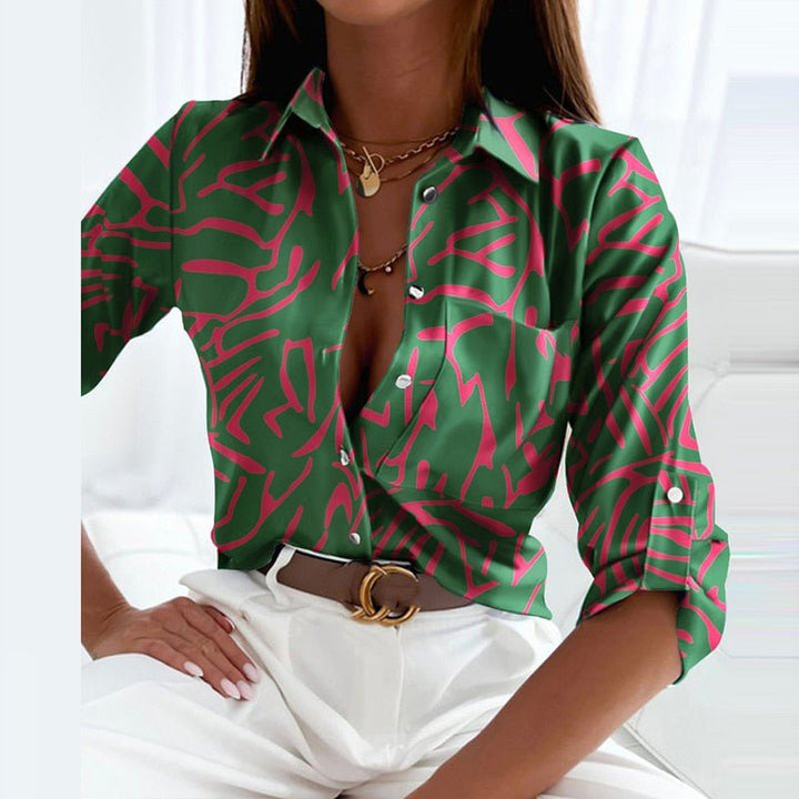 Elisa - Women's Classic Collared Blouse for Work & Beyond