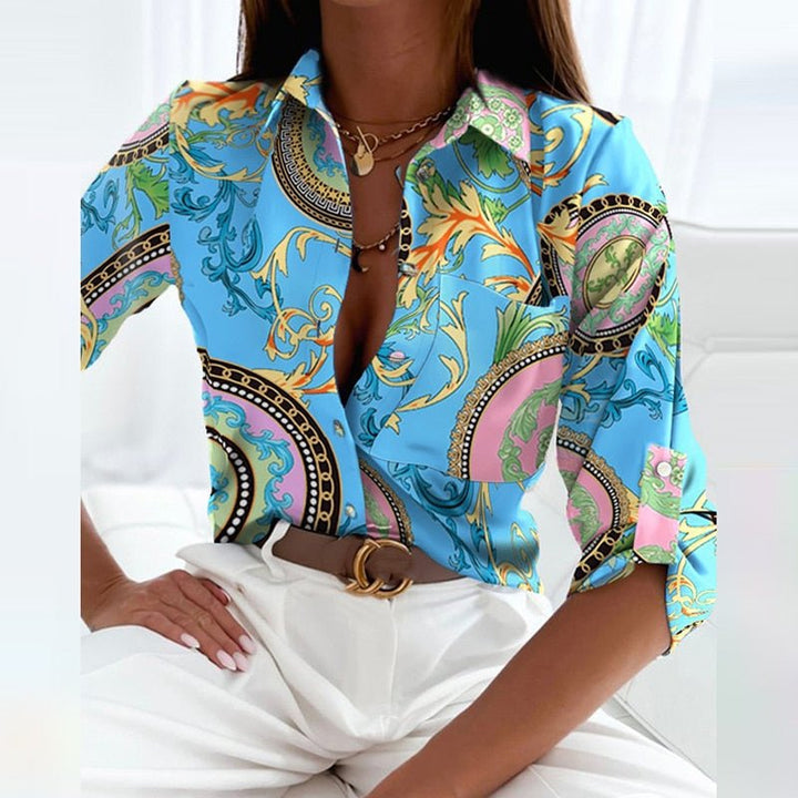 Elisa - Women's Classic Collared Blouse for Work & Beyond