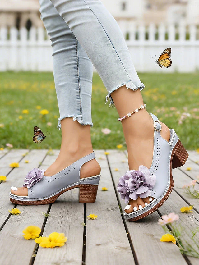 Alivia | Sandals for Women with floral pattern