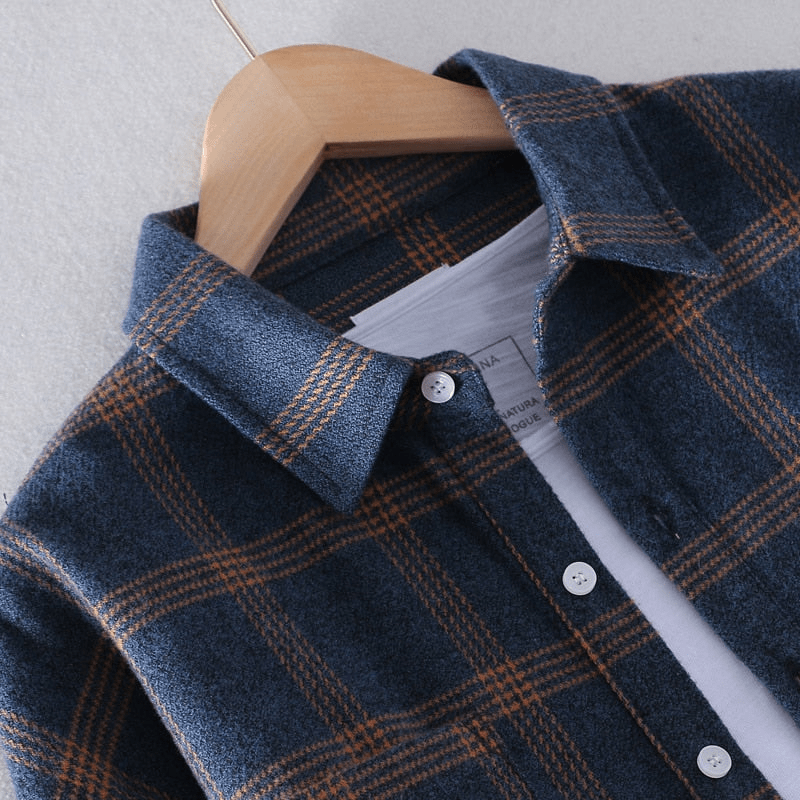 Erik™ | Checkered Casual Button-Down Shirt