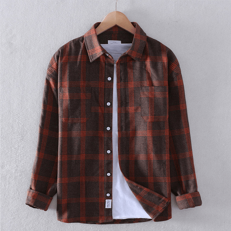 Erik™ | Checkered Casual Button-Down Shirt